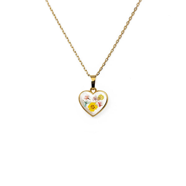 Precious Heart Necklace Gold
