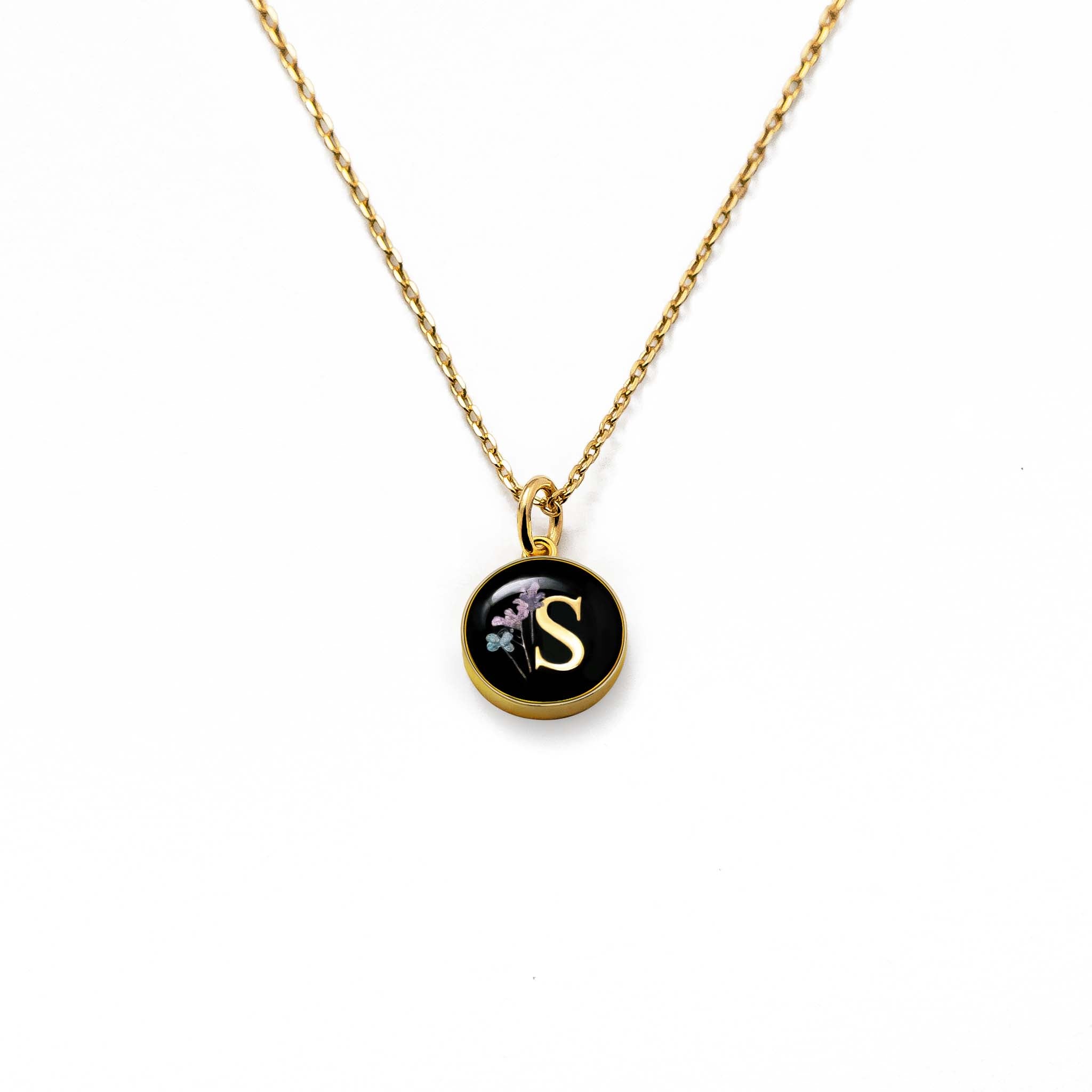 S on sale name necklace