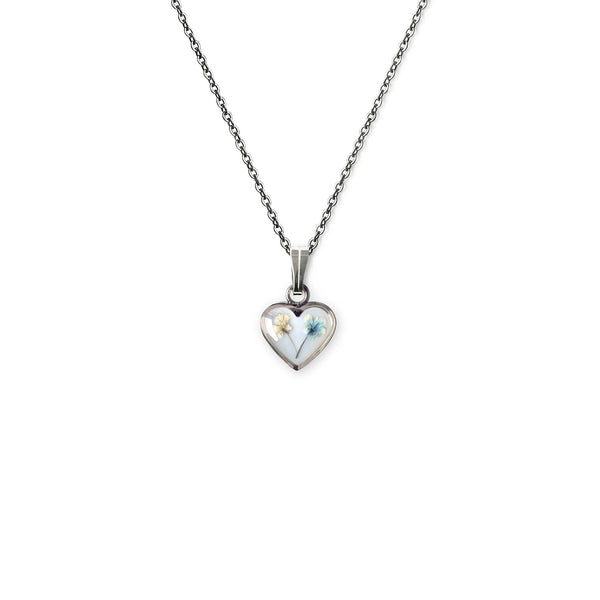 Baya Mini Heart Necklace Stainless Steel
