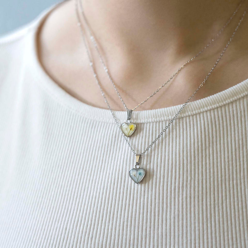 Limon Mini Heart Necklace Stainless Steel