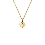 Limon Mini Heart Necklace Stainless Steel Gold