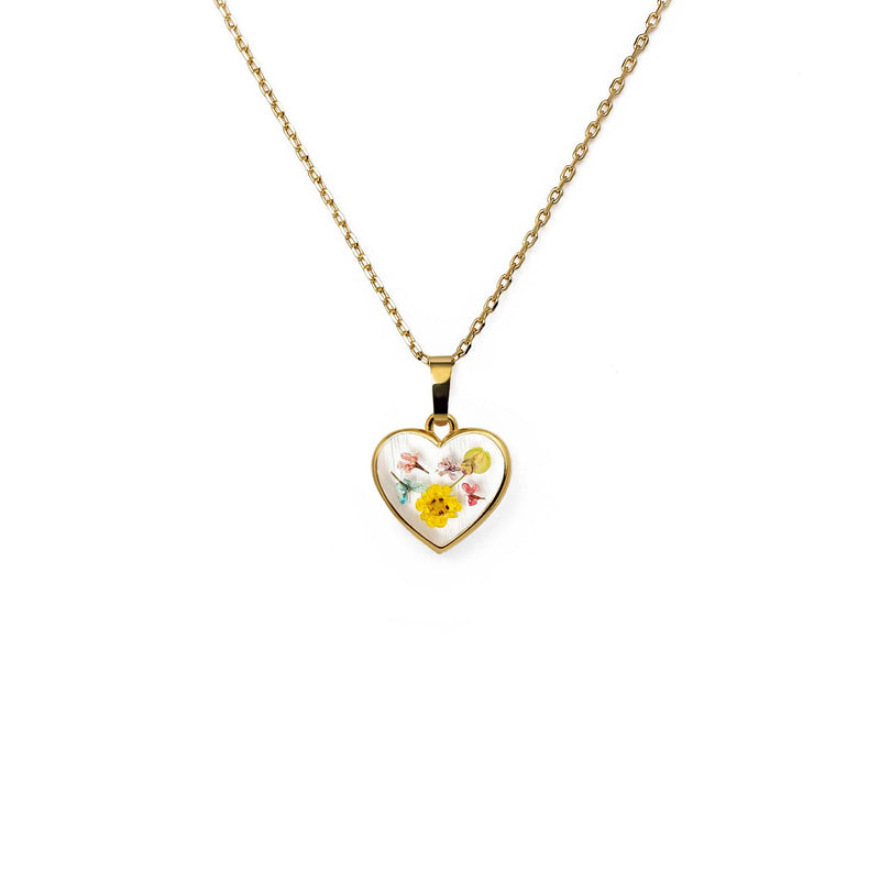 Precious Heart Necklace Gold