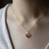 Sweet Heart Necklace Gold