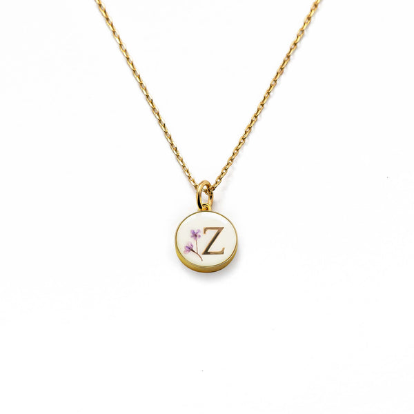 Letter z initial on sale necklace