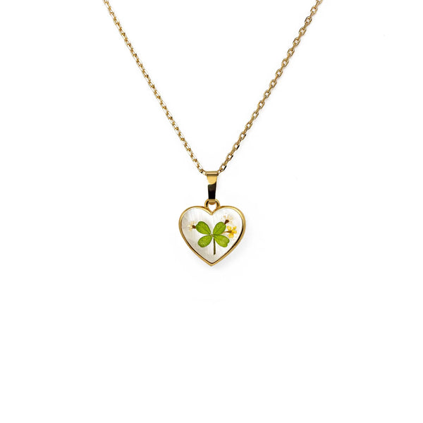 Lucky Heart Necklace Gold