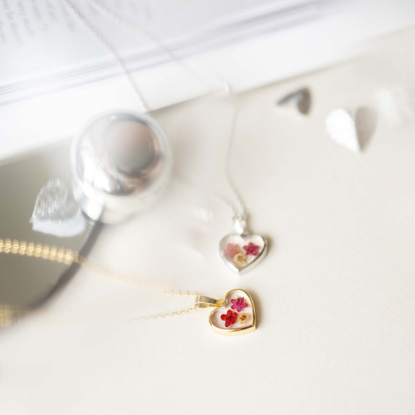 Love Heart Necklace Gold