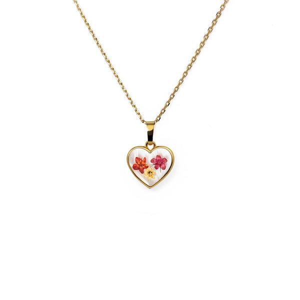Love Heart Necklace Gold