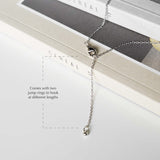 Precious Heart Necklace Rhodium